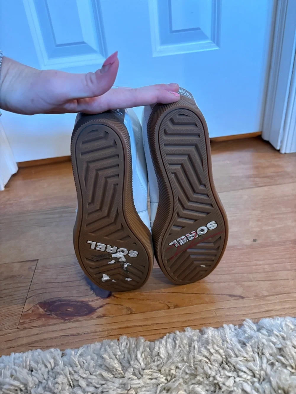 Sorel wedged sneakers